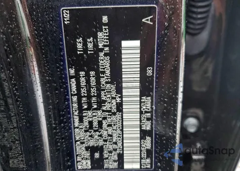 2023 Lexus Nx 250 z USA, uszkodzony, nr VIN 2T2ADCEZ2PC002992